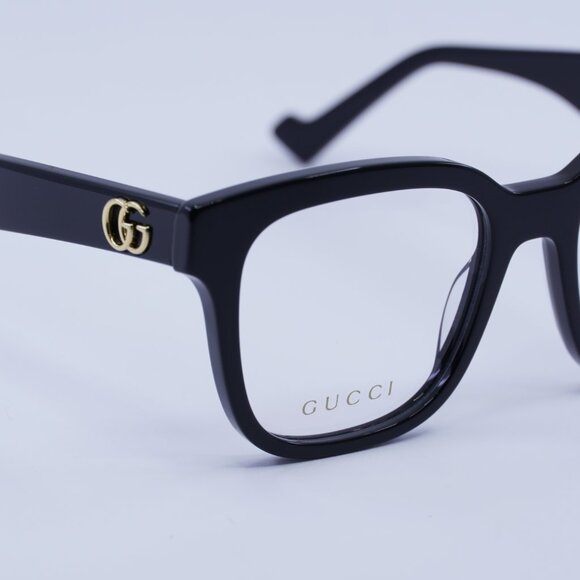 Gucci GG0958O 004 Eyeglasses Black 52mm Square Frame - Picture 5 of 11